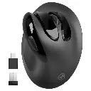 Micropack MP-V03W USB-C USB-A Dual Receiver Vertical Wireless Mouse