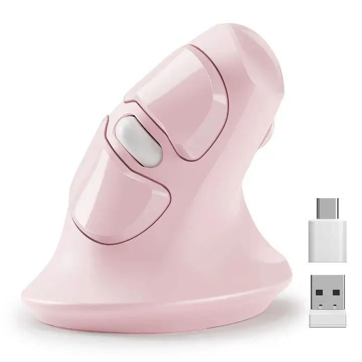 Micropack MP-V03W USB-C USB-A Dual Receiver Vertical Wireless Mouse