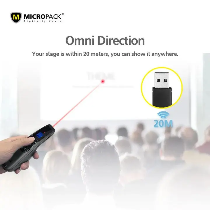 Micropack WPM-03 Multimedia Wireless Presenter