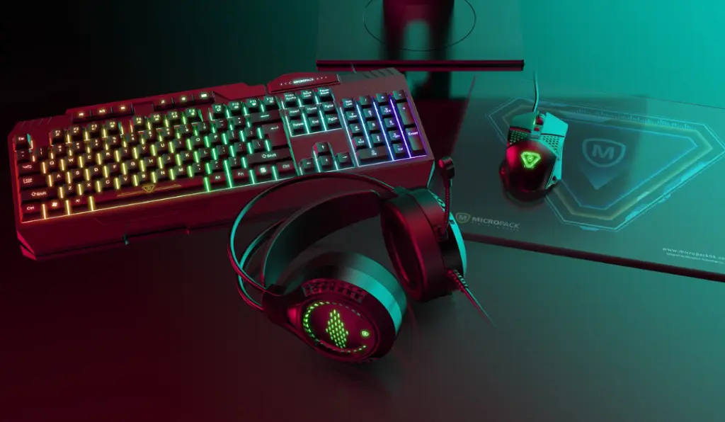 Micropack GC-410 4 IN 1 BACKLIT GAMING KEYBOARD COMBO