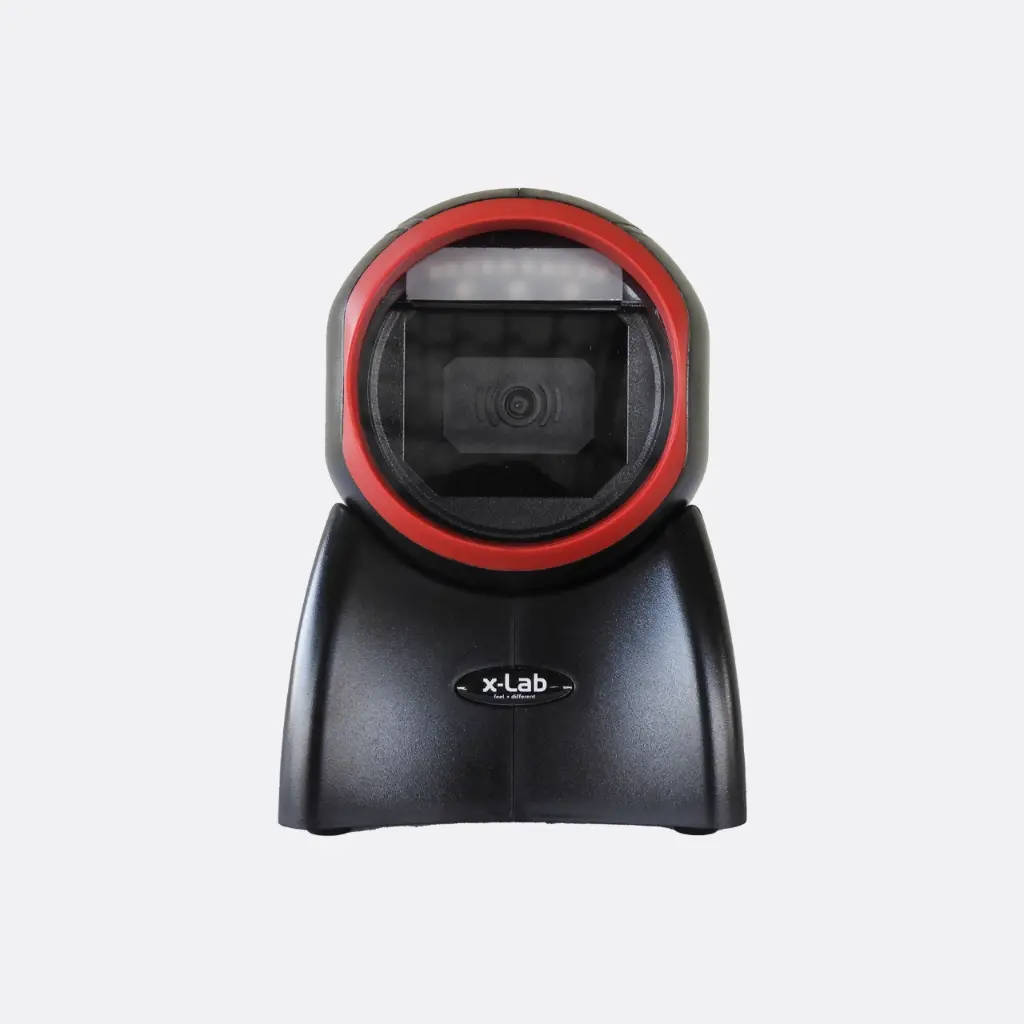 xLab XBS-060 Wired 2D Table Top Barcode Scanner, Omni Directional Reading