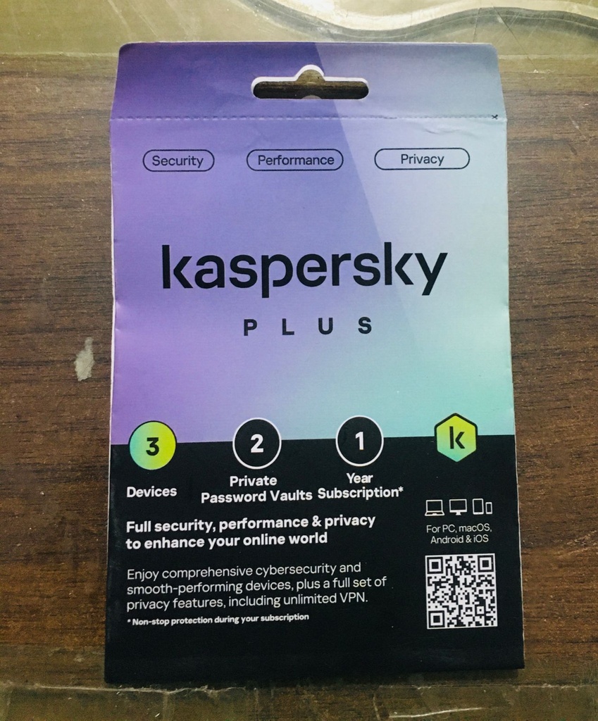 Kaspersky Raw Material  - Paper Cover KP-3D/1Y
